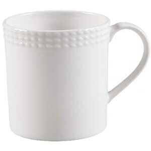 NEW Lenox Kate Spade Wickford Solid Rope Twist 10oz Ivory Coffee Cup Mug NWT